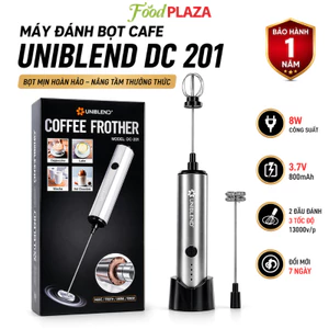 Máy Đánh Bọt Cafe Uniblend DC 201 Tạo Bọt Nhanh, Chất Liệu Inox Cao Cấp Bảo Hành 12 Tháng