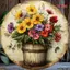 CIFbuy Vintage Retro Hoa Tín Hiệu Kim Loại Treo Tường Nghệ Thuật Trang Trí Mộc Mạc Cho Gia Đình Nhà Bếp Mảng Bám