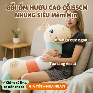 Mềm Hươu Cao Cổ Sang Trọng Gối Đồ Chơi Nhồi Bông Gối Cổ Dài Trẻ Em Ngủ Ngủ Ngủ Trang Trí Phòng Quà Tặng