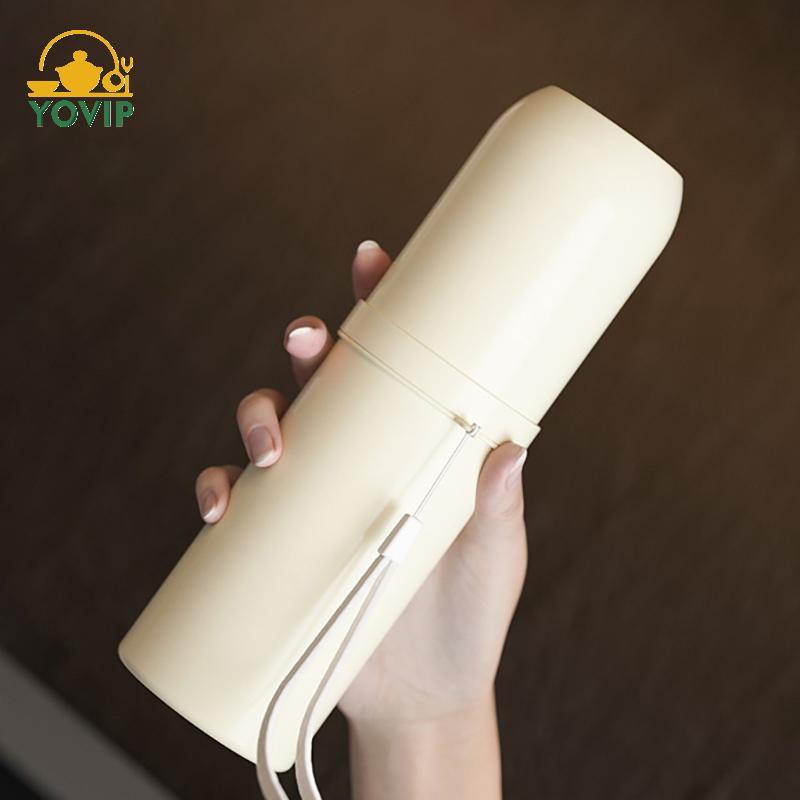 YOVIP Hộp đựng bàn chải đánh răng du lịch di động đơn giản Bàn chải đánh răng và kem đánh răng Hộp lưu trữ có nắp đậy VN
