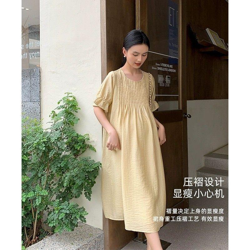 Đầm bà bầu tencel sang trọng, phù hợp mùa hè