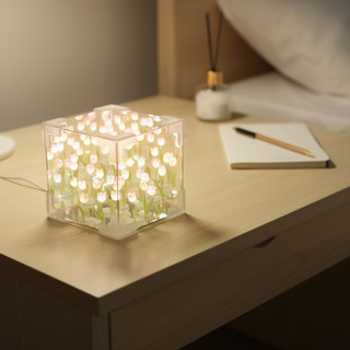 Acrylic Tulip Đèn Ngủ Cube Cloud Orb LED Soft Glow Bàn Làm Việc Trang Trí Phòng Ngủ Quà Tặng