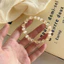 Vòng tay xếp chồng opal pha lê màu tím, thoáng mát cho mùa xuân - hè