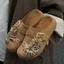 Yang Mi Cùng Phong Cách 2026 Phong Cách Mới Pháo Hoa Ngày Lễ Retro Một Cánh Birkenstock Giày Đế Dày Thường Ngày Tăng Chiều Cao Dép Nữ F