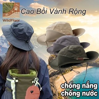 Vành Mũ Rộng Chống Tia UV từ Cotton, Thoáng Khí cho Hoạt Động Ngoài Trời - Unisex