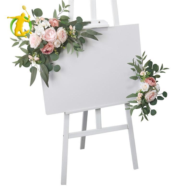 2x Đám Cưới Vòm Hoa Phông Nền Trang Trí Góc Hàng Thủ Công Dấu Hiệu Chào Mừng Cho