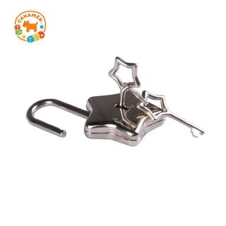 CANAMEK Mini Hình Ngôi Sao Archaize Padlos Loer Khóa An Ninh Lo Có Chìa Khóa Túi Hành Lý Lo CSF