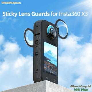 [Còn hàng] Vỏ bảo vệ ống kính dính GILDEDHOMIN Dual-Lens cho Insta360 X3