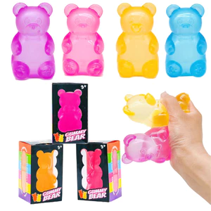 Handmade Hình Gấu Maltose Cube Squishy Bóng, Chậm Giảm Căng Thẳng Thông Hơi Bóp Fidget Đồ Chơi