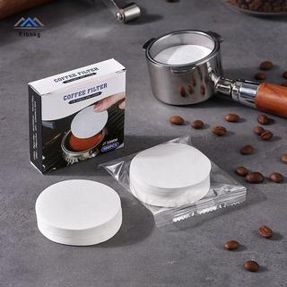 ELBBKG 51 / 53 / 58mm Giỏ Portafilter Giấy lọc cà phê cho máy pha cà phê 100 tờ Bộ lọc giấy cà phê tròn cho nồi Moka Phụ kiện cà phê mới