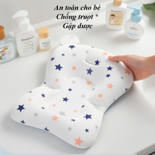 Lưới tắm cho bé Sling Lưới ghế chống trượt thoáng khí có thể điều chỉnh đầu mềm hỗ trợ bồn tắm