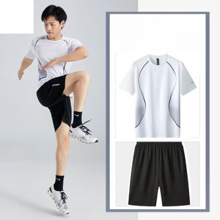 Đồ Bộ Quần Áo Thể Thao Nam Mùa Hè Chất Thun Lạnh Co Giãn 4 Chiều Gía rẻ  014