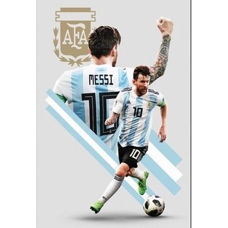Poster Cầu Thủ Bóng Đá Khổ Lớn - Messi, Ronaldo, Neymar, Mbappé,... dán tường