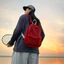 Túi lưu trữ lưới hợp thời trang Túi lưu trữ lưới dung lượng lớn siêu nhẹ Túi lưu trữ đa chức năng Ba lô di động Túi xách nữ