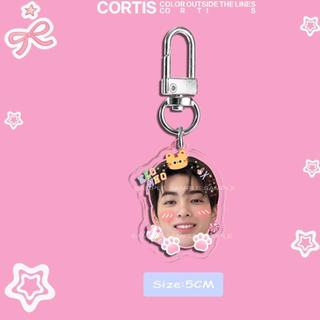 Kawaii Kpop CORTIS KEONHO Keychain Cute Acrylic SEONGHYEON JUHOON JAMES MARTIN Key Ring F