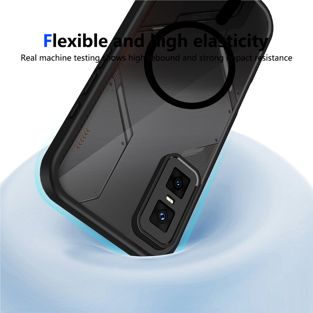 Ốp lưng Infinix GT 30 Pro 5G Vỏ thu hút từ tính màu đen mờ cho Infinix GT 30 5G Vỏ điện thoại