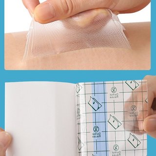 Keo dán y tế Phim chống thấm nước Băng bảo vệ vết thương Da thoáng khí Hình xăm an toàn Chăm sóc sau