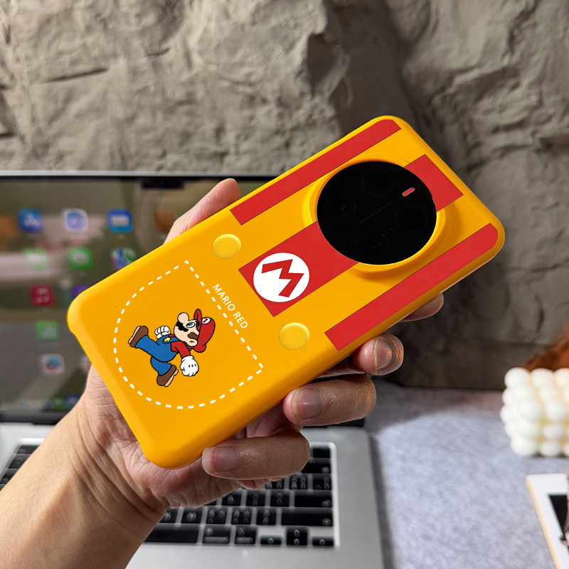 “Super Mario ” Thin Skin Feeling Frosted Half Cover PC Vỏ Điện Thoại Chống Sốc Cho Honor Magic 8 Pro 7 Pro 6 5 Honor GT Pro Win RT 200 100 90 X60 Pro / 90 GT X60i Alpha Plan Ultra