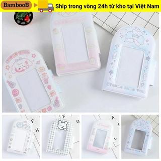 BAMBOOB Idol Card Collect Book, Album giữ thẻ Mini hoạt hình, Quà tặng tổ chức ảnh 3 Inch PVC