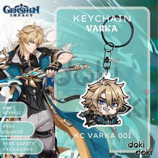 DOKIDOKI GANTUNGAN KUNCI KEYCHAIN VARKA GENSHIN IMPACT - KC VARKA 001