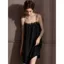 Bộ đồ ngủ bằng lụa băng Pháp dành cho nữ Phong cách mới Mùa hè riêng tư Loose Sexy Bud...