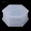 AqToCna Silicon Lục Giác Trang Sức Hộp Bảo Quản Khuôn Nhựa Đúc Khuôn Thủ Công DIY AqToCna