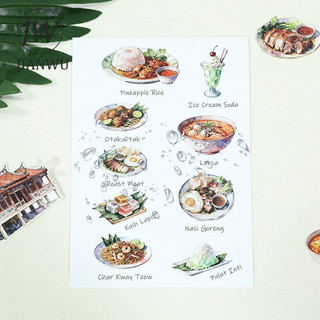 JIANWU 20 Tờ / cuốn Vintage City Garden Hoa Phong Cảnh Chất Liệu Cắt Kéo Sổ Lưu Niệm Miếng Dán Sách Sáng Tạo Tạp Chí Văn Phòng Phẩm