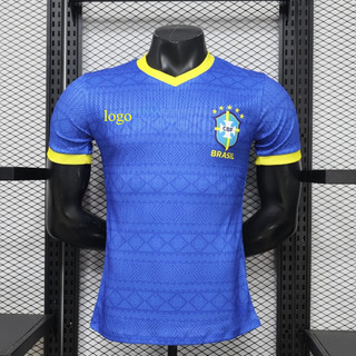 Áo đấu máy nghe nhạc phiên bản đặc biệt của Brazil 2026 – Cá nhân hóa với tên và số của bạn, Vải thoáng khí cao cấp, Có sẵn S – 2XL