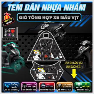 COMBO TEM MẪU VỊT DÁN TRANG TRÍ NHỰA NHÁM MẪU HOT TREND 2026