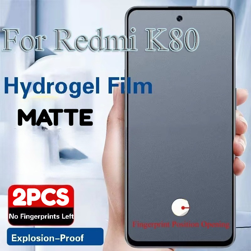 2 Chiếc Hydrogel Mềm Cho Redmi K90 K80 Ultra Pro Max Matte Và Chống Gián Điệp Bảo Vệ Màn Hình Riêng Tư Cho Redmi K80 K70E K70 Ultra Pro HD Chống Ánh Sáng Xanh Hydrogel Phim