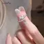 AqToCna Chống Thấm Nước Thoáng Mát Hợp Thời Trang Rồng Mở Đuôi Có Thể Điều Chỉnh Nhẫn Unisex Thời Trang Ngón Tay Dành Cho Nữ Năm Mới Trang Sức Quà Tặng AqToCna