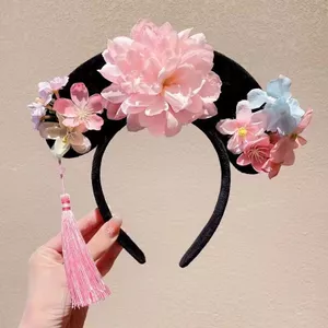 Phong Cách Cung Điện Retro Băng Đô Cotton Nhung Zhen Chuan Royal Concubine Hoàng Hậu Cao Quý Đầu Hanfu Phụ Kiện Trẻ Em Băng Đô 260504