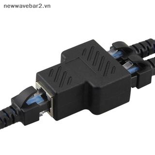 [Mới] Cáp mạng ethernet 1 đến 2 LAN Đầu nối bộ chia phích cắm RJ45.
