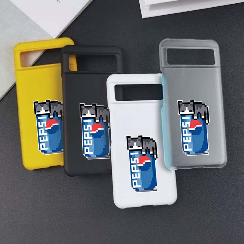 Dành Cho Google Pixel 11 Pro 10A 10 Pro XL 9A Pixel 8 7A 7Pro 6A 5A Coke Cat Micro Matte Mỏng Vỏ Điện Thoại Cứng Cho / Quấn Nửa Google Pixel Cover