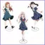 SQ11 Phụ Nữ Trẻ Không Chơi Trò Chơi Chiến Đấu Đĩa Đứng Acrylic Ký Hiệu Đứng Anime Để Bàn Trang Trí