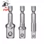 Bộ chuyển đổi ổ cắm đa năng-Chrome Steel, Bộ công cụ 3 mảnh để khoan và cờ lê tác động (1 / 4 ", 3 / 8", 1 / 2 ")