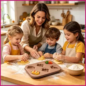 Muffin Tín Hoạt Hình Khuôn Nướng Bánh Hộ Gia Đình Cốc Bánh Khay Cho Người Mới Bắt Đầu Chuyên Nghiệp Nam Nữ Cửa Hàng Sinh Nhậtidaevn