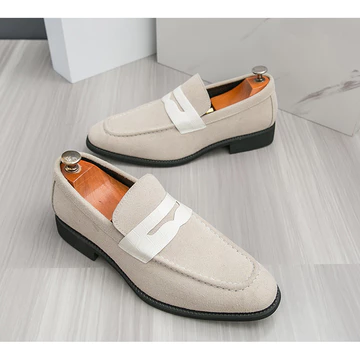 Giày lười Nam Giày Da Phong Cách Ý Kinh Doanh Giày Da Giày Giày Công Sở Giày Nam Giày Trang Trọng Size Lớn 38-46