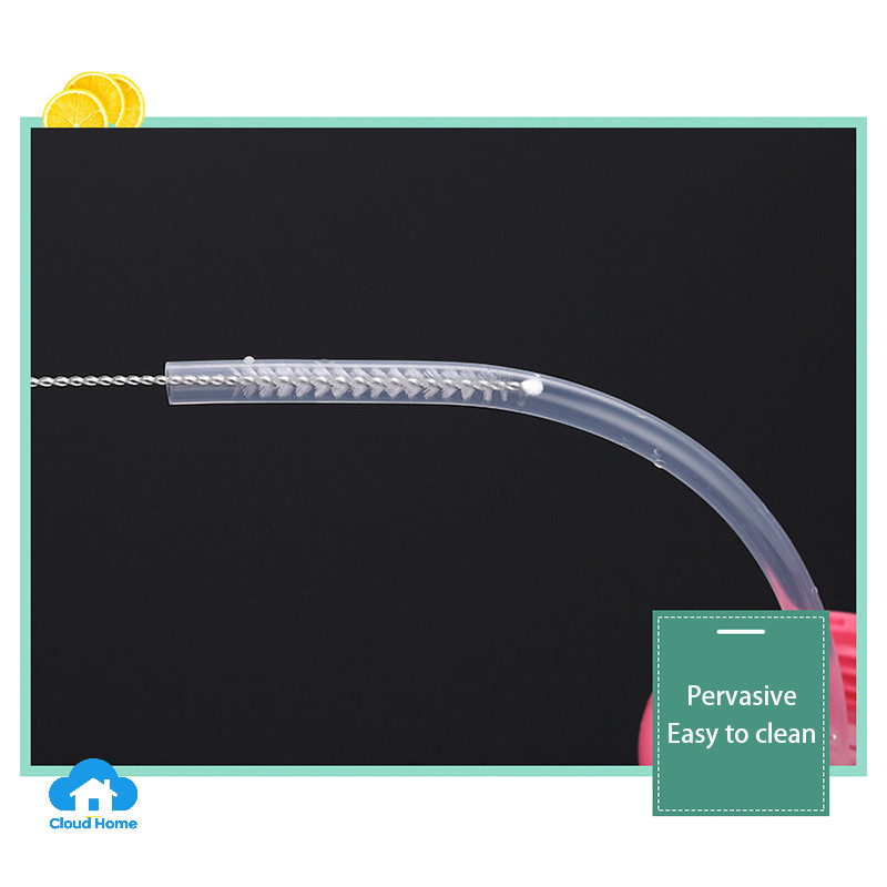 Chổi cọ ống hút 17,5cm bằng thép không gỉ, dụng cụ thông tắc ống nghiệm, cốc nước, chai sữa, ống nhỏ