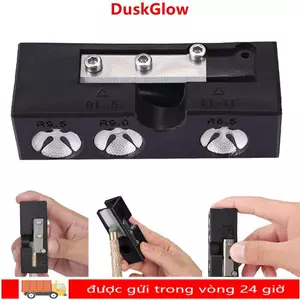 DUSKGLOW Pool Cue Tip Corrector, Công cụ sửa chữa hiệu quả Cue Tip Shaper, Thiết bị bi-a đa chức năng 10 trong 1 Thiết bị bi-a Bể bơi Cue Shaper Bida