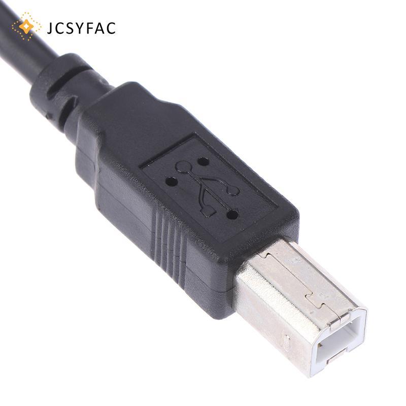 Cáp nối dài máy in JCSYFAC USB 2.0 Type B từ đực sang loại B có bảng điều khiển gắn mới