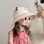 Mũ vành rộng cho bé NKSFX, Mũ chống nắng có thể tháo rời nhanh khô, Mũ chống nắng bảo vệ cổ thoáng khí thời trang ngoài trời
