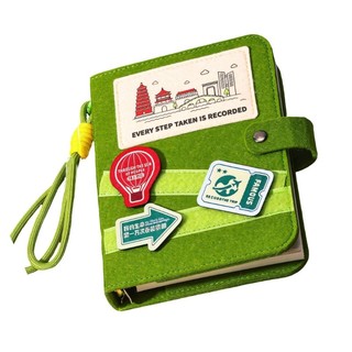 VA Compacts Sổ tay du lịch Sổ lưu niệm Notepad Sổ lưu niệm với các trang có thể trao đổi để viết hành trình và thu thập tem