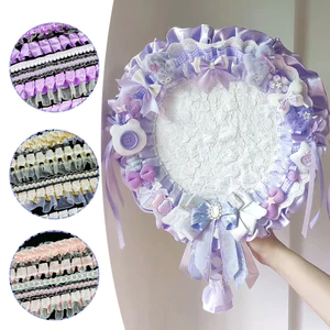 Trang chủ Deocr DIY Ita Túi Trang Trí Thẻ Bao Phụ Kiện Trang Trí Handmade Quà Tặng 6 Trong 1 Hoạt Hình Ren Dễ Thương