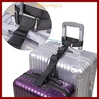 [COD] EARTHLYCO Đai đóng gói hành lý, dây buộc chống thất lạc, dây bảo vệ vali hành lý điều chỉnh cố định