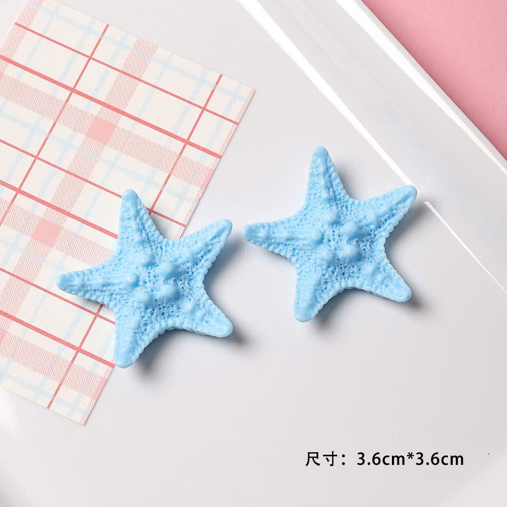 Set Charm Gắn Dép Đại Dương Pastel Cá Heo Sao Biển Siêu Cute 🌊🐬 Charm Resin Cao Cấp Phong Cách Biển Mùa Hè
