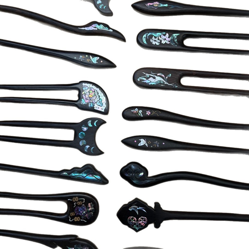 WHX-Hairpin [Bộ sưu tập kẹp tóc Luodian] Kẹp tóc không phải kiểu Âu Retro Trung Quốc Niche Thiết kế độc đáo Kẹp tóc