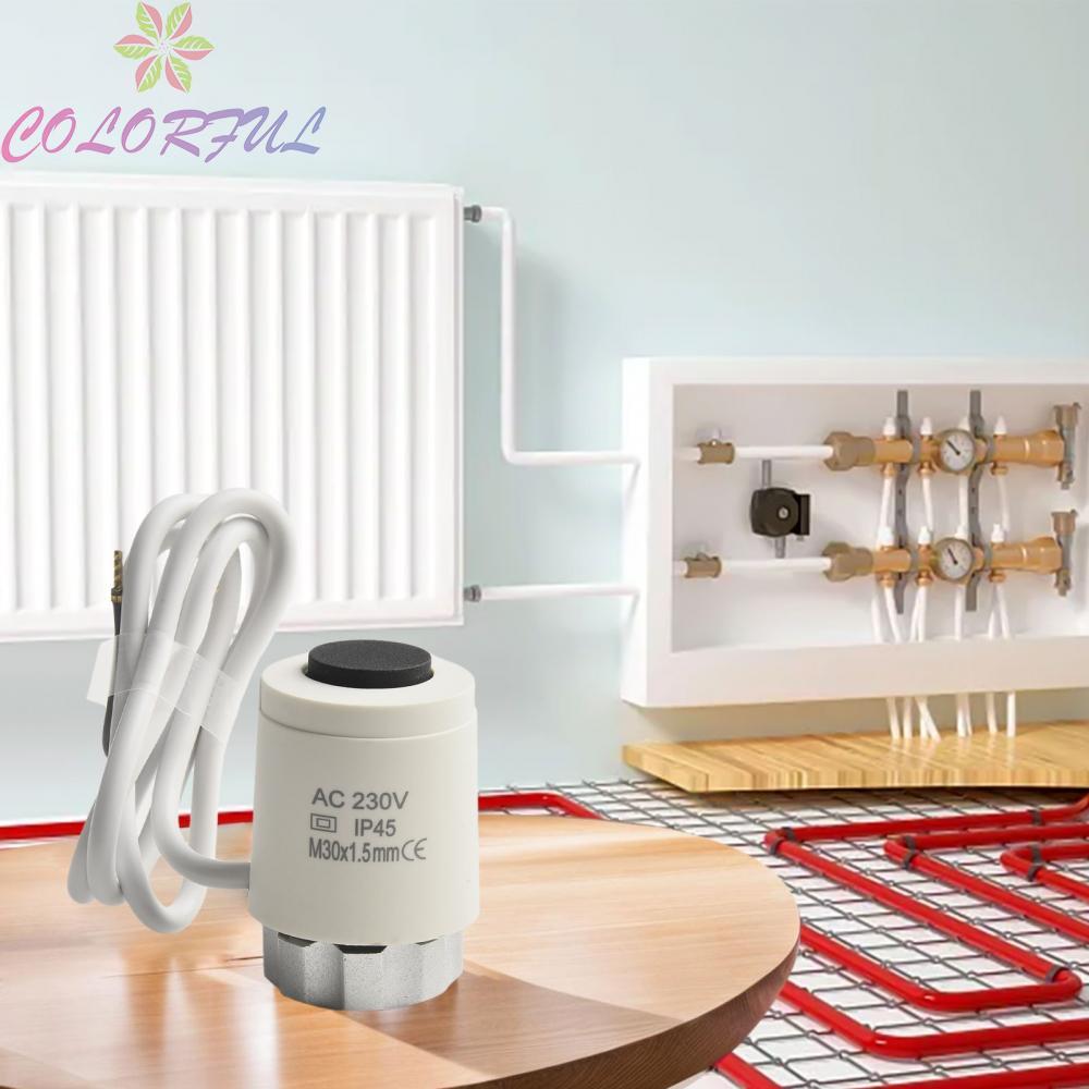 Floor Heating Actuator 230V AC Power Consumption Quick Turn on Time Easy Install
