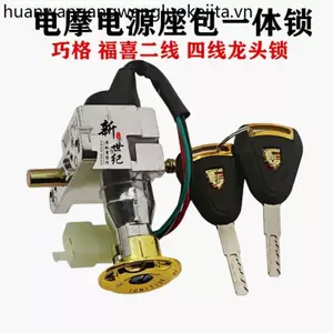 Xe Tay Ga Qiaoge Khóa Cửa Điện Xe Fuxi JOG Ghostfire 2 Dây 4 Dây Giá Đỡ Công Tắc Nguồn Gói Khóa Đánh Lửa