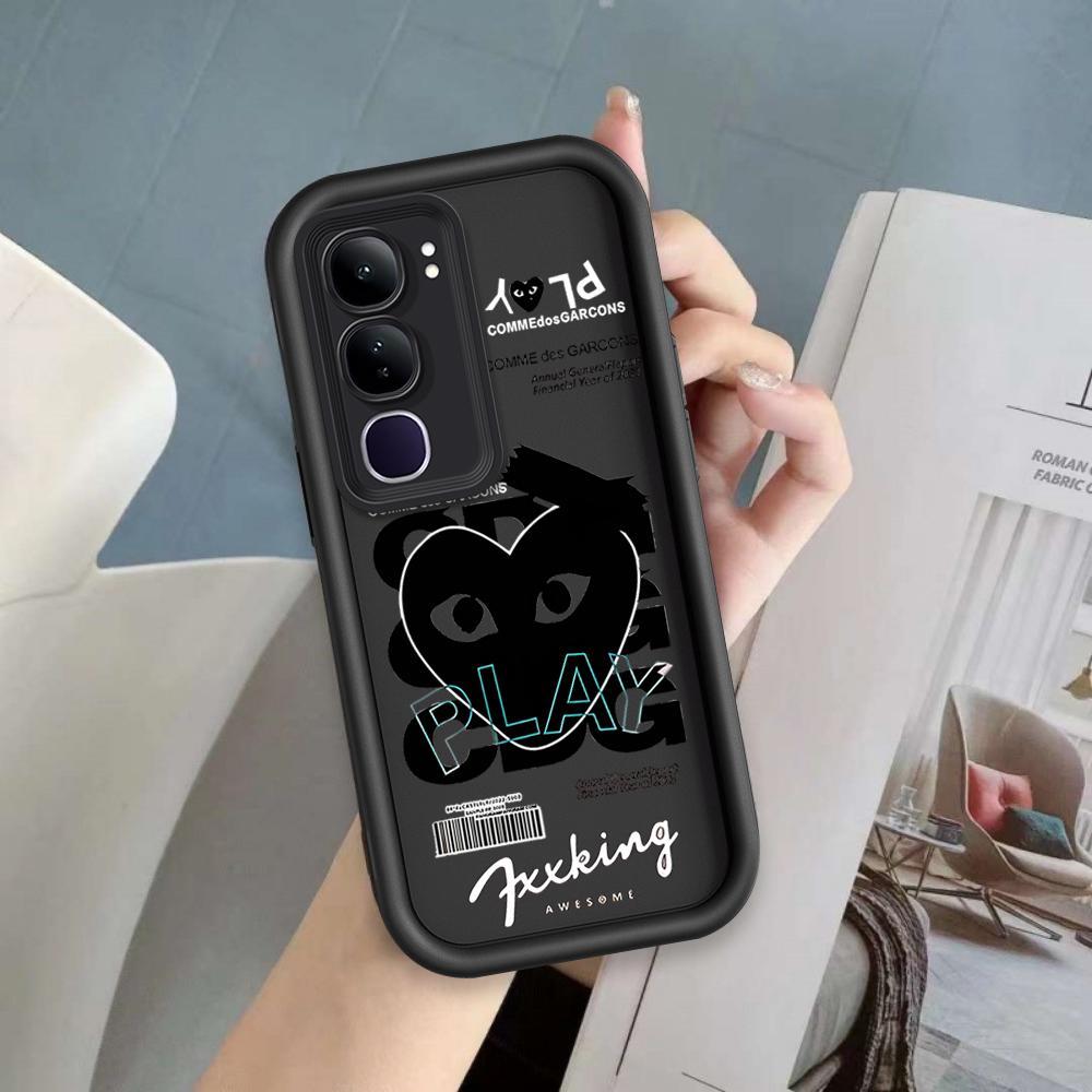 Ốp Lưng Cho VIVO Y19S Pro Y29 4G Hoạt Hình Silicon Mềm Vỏ Điện Thoại TPU Nhãn Chơi Tình Yêu ins Angel Eye Ốp Lưng Chống Sốc